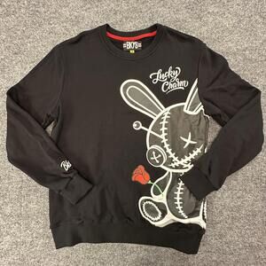 BKYS Men's‎ Black Lucky Charm Graphic Sweatshirt Size M